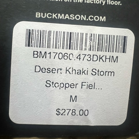 Buck Mason Desert Khaki Storm Stopper Field Jacket Medium New $278 NWT - Picture 8 of 9